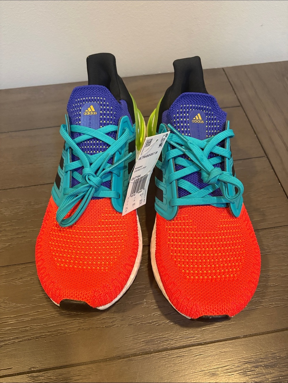 adidas Men's Athletic Shoes in Orange, Teal, Blue, Black